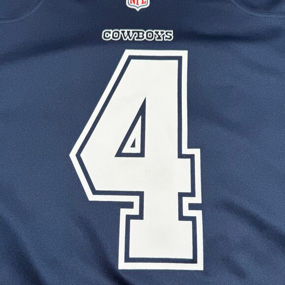 Nike Men's Home Limited Jersey Dallas Cowboys Dak Prescott #4 Size L - Picture 3 of 8
